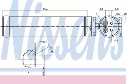 Осушувач кондиціонера Nissens 95569