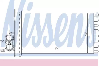 Радіатори опалення Nissens 71154