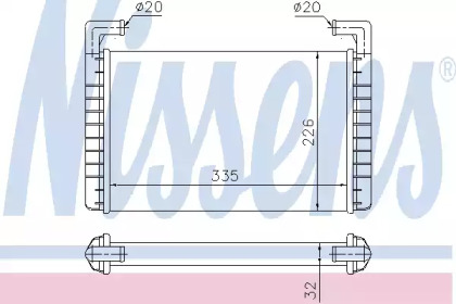 Теплообменник Nissens 73371