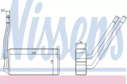Теплообменник Nissens 73000