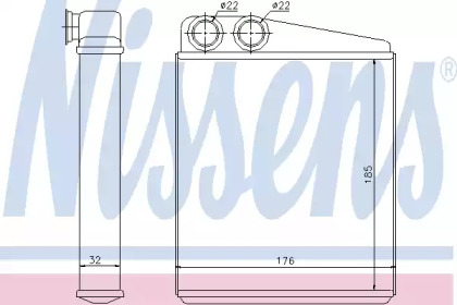 Теплообменник Nissens 70228