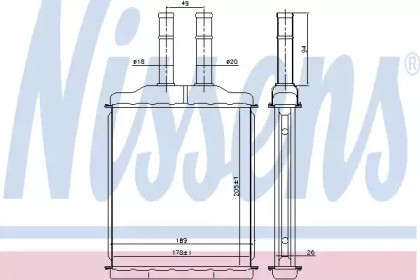 Радіатори опалення Nissens 76505