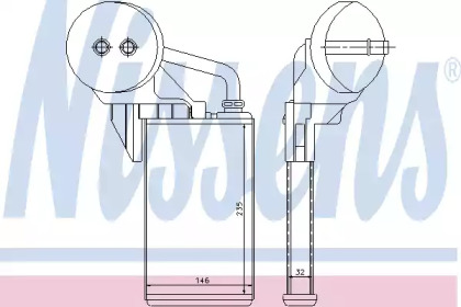 Теплообменник Nissens 72207