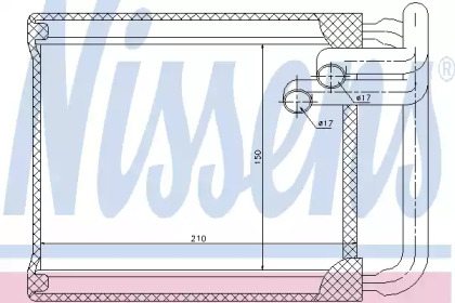 Радіатори опалення Nissens 77632