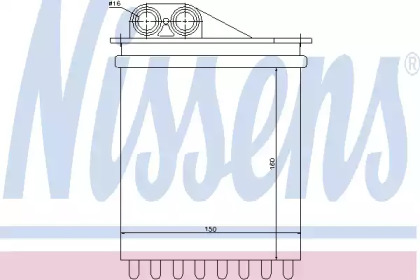 Радіатори опалення Nissens 72040