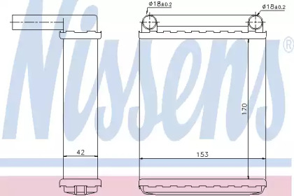 Теплообменник Nissens 72038