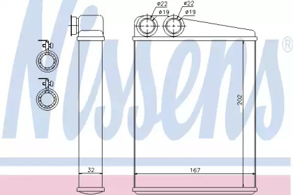 Теплообменник Nissens 72046
