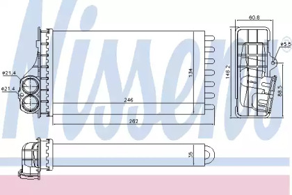 Теплообменник Nissens 707091