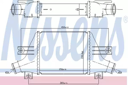 Інтеркулер Nissens 96163