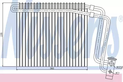 Випарник Nissens 92248