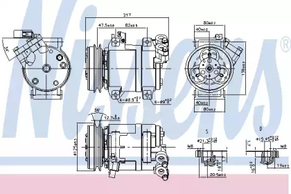 Компресор кондиционера First Fit Nissens 890064