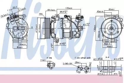 Компресор кондиционера Nissens 890126