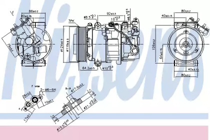 Компресор кондиционера First Fit Nissens 890299