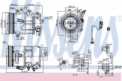 Компресор кондиціонера Nissens 890375