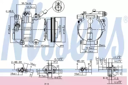 Компресор кондиціонера Nissens 890376