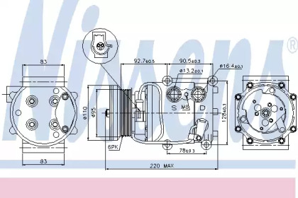 Компресор кондиціонера First Fit Nissens 89071