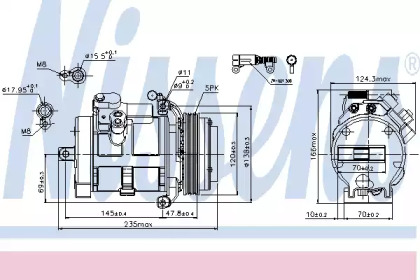Компресор кондиционера Nissens 89081