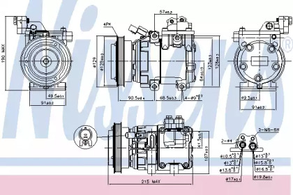 Компресор кондиціонера Nissens 89085