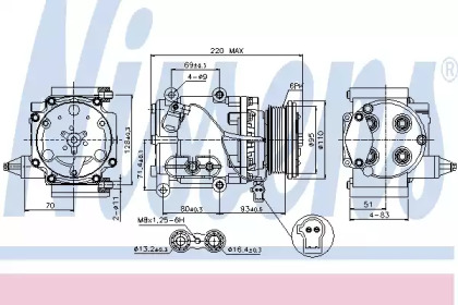 Компресор кондиционера First Fit Nissens 89228