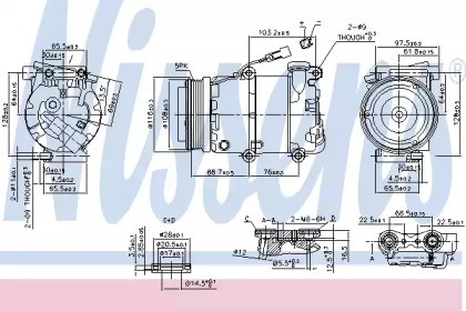 Компресор кондиціонера Nissens 89234