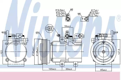 Компресор кондиціонера Nissens 89238