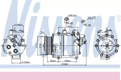 Компресор кондиционера First Fit Nissens 89245