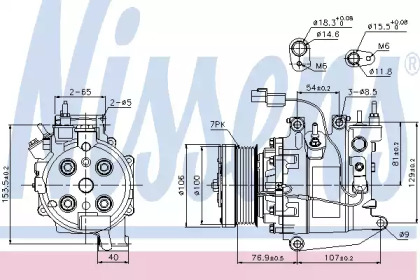 Компресор кондиционера Nissens 89246