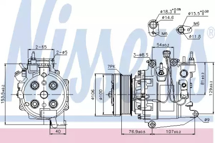 Компресор кондиционера Nissens 89247