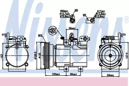 Компресор кондиціонера Nissens 89276