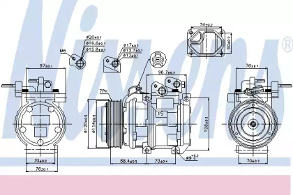 Компресор кондиционера Nissens 89301