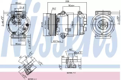 Компресор кондиціонера First Fit Nissens 89323