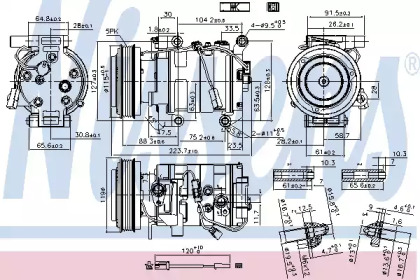 Компресор кондиціонера Nissens 89351