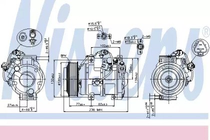 Компресор кондиціонера Nissens 89511