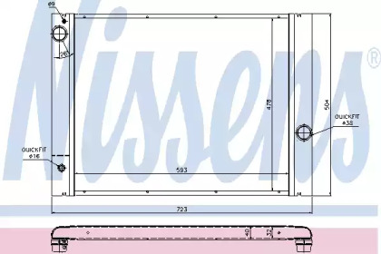 Радиатор Nissens 60763