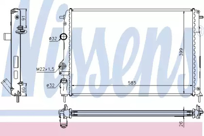 Радіатор Nissens 63896A