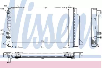 Радіатор системи охолодження Nissens 60465A