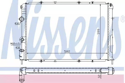Радіатор Nissens 63938A