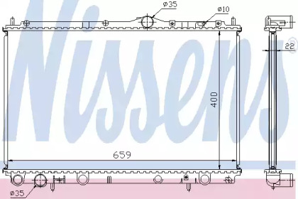 Радиатор Nissens 65559A