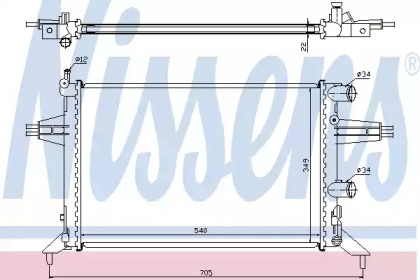 Радіатор Nissens 63016A