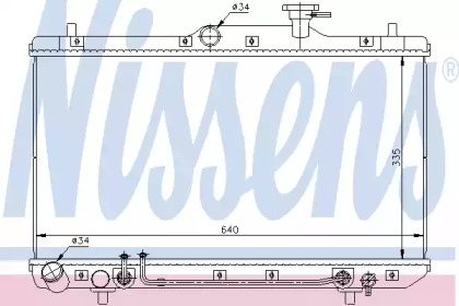 Радиатор Nissens 67023