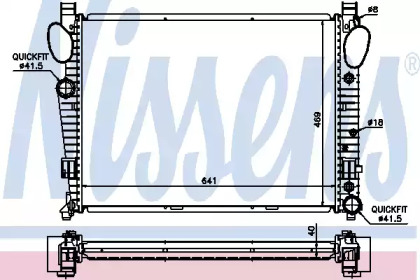 Радиатор Nissens 62547A