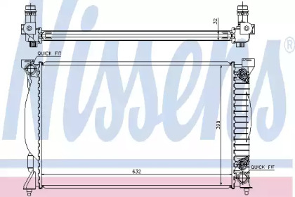 Радиатор Nissens 60300A