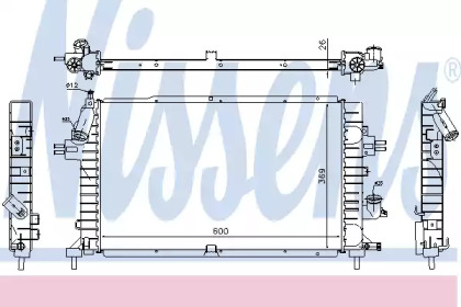 Радіатор Nissens 63029A