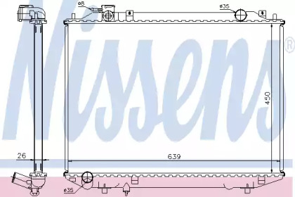 Радіатор Nissens 62246A
