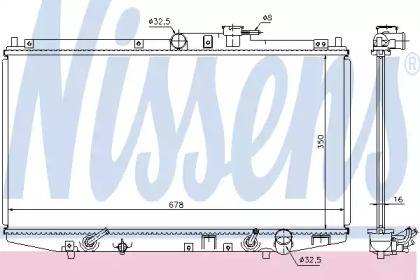 Радиатор Nissens 68117