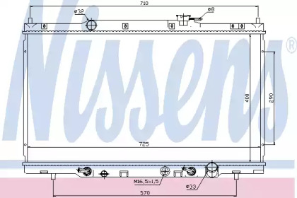Радиатор Nissens 68106