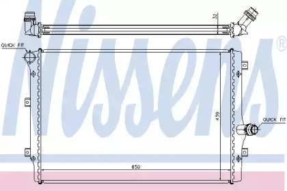 Радіатор системи охолодження Nissens 65281A