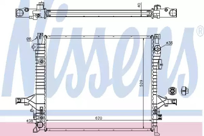 Радіатор Nissens 65613A