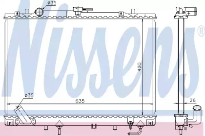 Радиатор Nissens 68154
