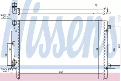 Радіатор Nissens 65279A